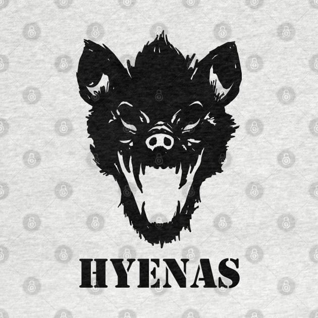 Hyenas (black) by cabinboy100